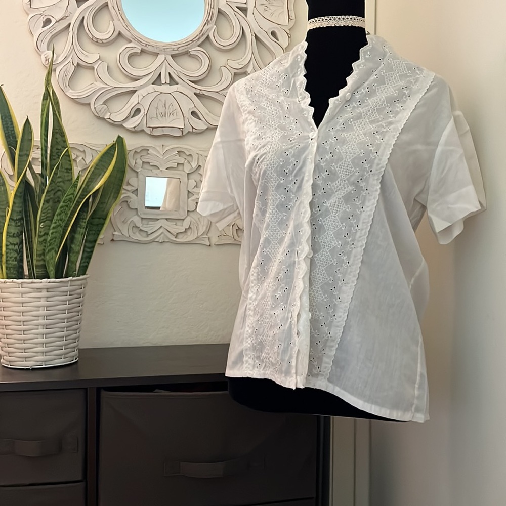 Perfect Sheer White Cover Up.-Vintage